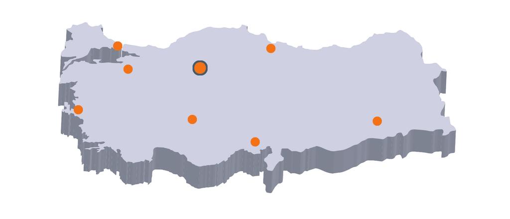 BÖLGE KURULUŞLARIMIZ ANKARA (Merkez) ADANA BATMAN BURSA İSTANBUL