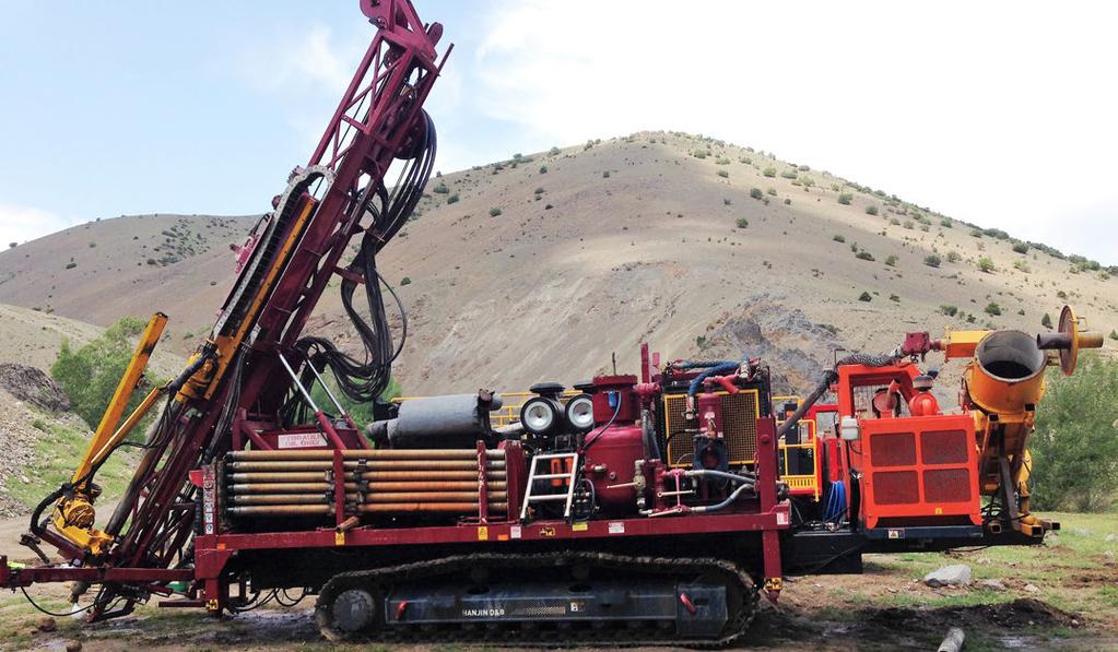 Erzincan / İliç Çöpler Altın Madenindeki Çalışmalarımız 3 yılda toplam 75.000 metre sondaj.