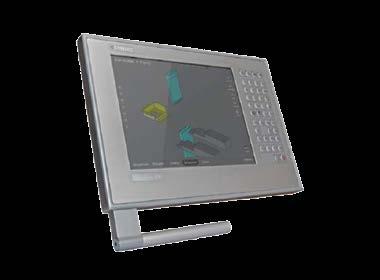 CNC ABKANT PRES ULTIMATE SERİSİ CYBELEC MODEVA PAC 2D 15 Dokunmatik Renkli Ekran. Otomatik büküm sekans ile 2D Grafik profil oluşturma Büküm sekansları ve programları hafızaya alınabilir.