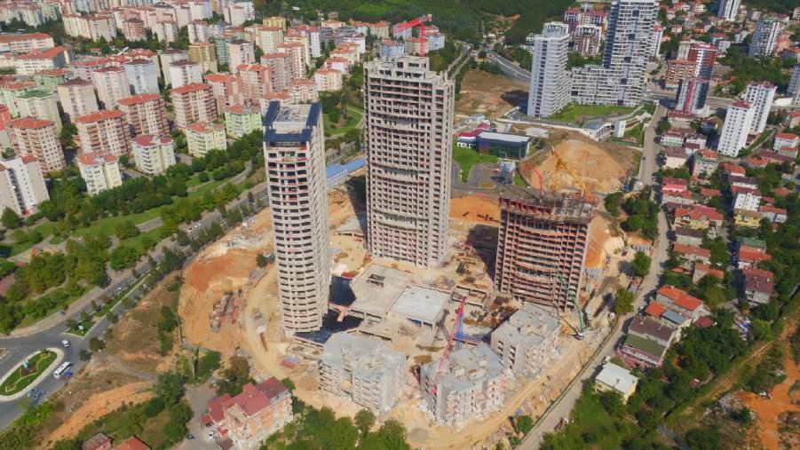 313 m² - PROJE Yüklenici ASTG ŞPGO AŞPTG İlerleme Oranı Beklenen Bitiş Tarihi Arsa Alanı BB Sayısı Tual Adalar Dağ 420 mn %