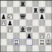 Vxh6 Fg5 28.Vh7+ fif8 29.Fg6! kinci fili de atefle at yor beyaz, ama bu fil al namaz. (29 fxg6 30.hxg6 Axe5 31.g7+ fie7 32.g8V+ fid6 ve beyaz kazan r.