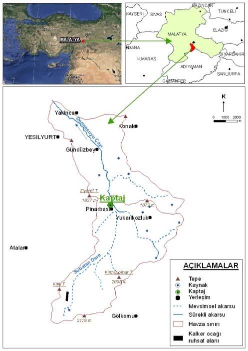 1. GİRİŞ Halen Malatya kentinin içme-kullanma suyu ihtiyacının tamamını karşılayan Pınarbaşı (Derme) kaynağının bağlı yeraltısuyu sisteminin (akiferin) genel hidrojeolojik yapısının mevcut veriler