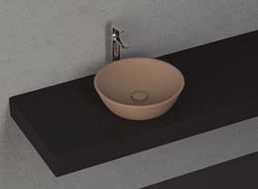 Lavabo 60 cm 600 mm x 377 mm Batarya deliksiz - Taşma deliksiz Sharp&Slim Sistema Y Clear S&S Tezgahüstü Lavabo 65 cm 644 mm x 395 mm Batarya delikli - Taşma deliksiz Sharp&Slim 10SY50060SV - XX