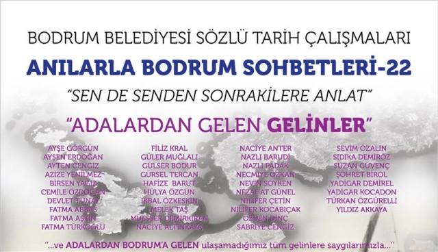 Suyun iki yakasında oturan gençlerin aile olmasıyla harmanlanan, adalar ve Bodrum kültürünü kaynaştırarak Bodrumlu olan, çocuklarını Bodrumlu olarak yetiştiren, Bodrum u Bodrum yapan, suyun öteki