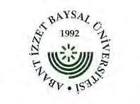 Abant İzzet Baysal Üniversitesi Bolu Halk Kültürünü