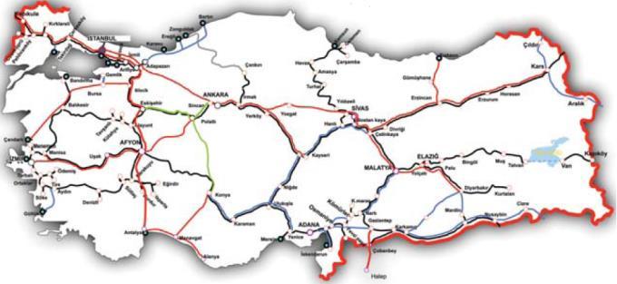 yıllık toplam inşa değerleri Günümüzde yürütülen demiryolu siyaseti ile önümüzdeki 10 senelik dönem içerisinde YHT hat uzunluğunun 10.000 km ye ulaştırılması hedeflenmektedir. Bu da yılda 1.