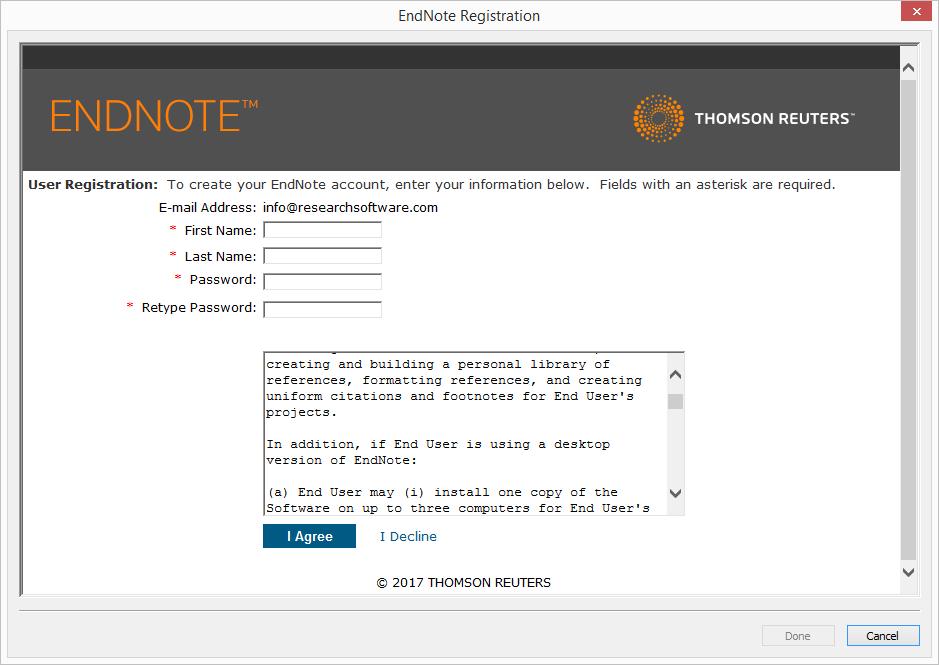 Not EndNote Online hesabı oluşturmak ya da mevcut hesabınızın girişi için araç çubuğundan Sync Library da kullanabilirsiniz.