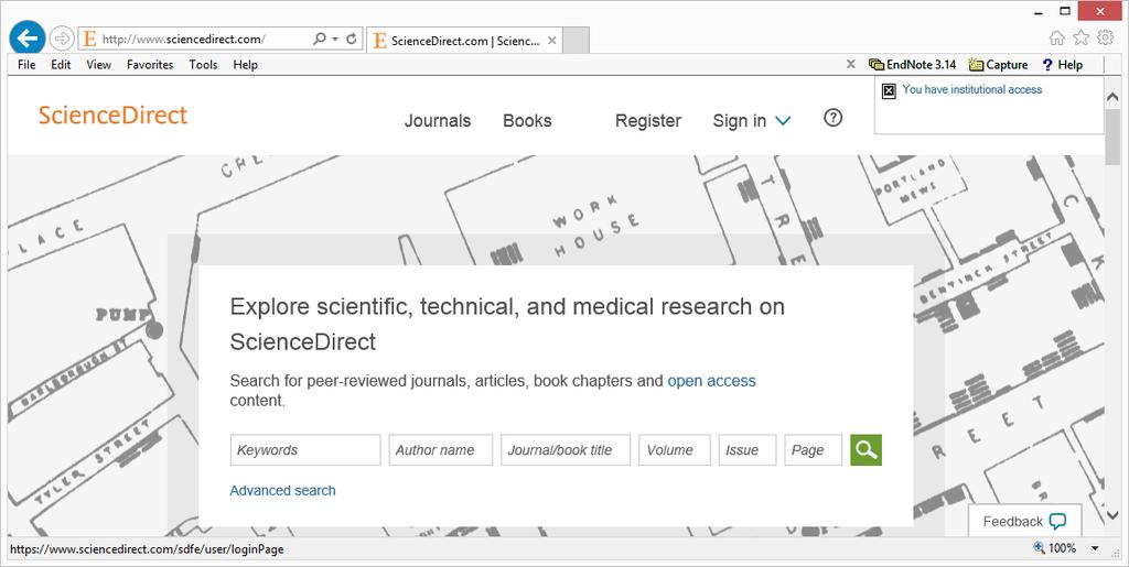 ResearchSoftware.com 60 4.3.1.1 ScienceDirect Veri Tabanından EndNote Kütüphanesine Referans Export İşlemi. Referansları ScienceDirect veri tabanından EndNote kütüphanesine export etmek için: 1.