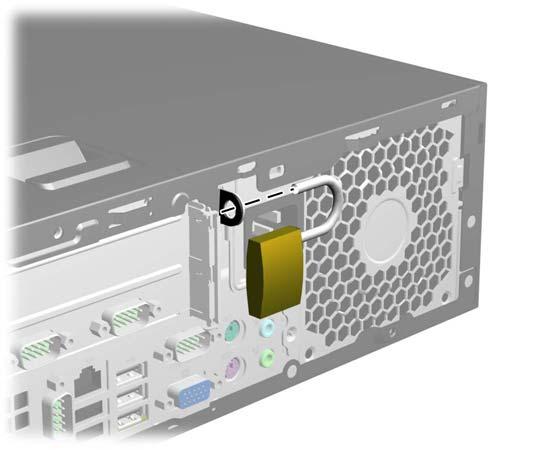 Kilit Şekil B-2 Asma Kilidin Takılması HP Business PC