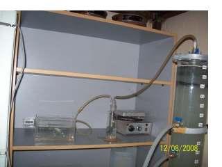 93 Ahşap ünitedeki su kapanı, gaz sayacın görünüşü Laboratuar ölçekli yukarı akışlı çamur yataklı reaktör (Yıldız Kampüs) Davutpaşa Kampüs 7 Ağustos 2008