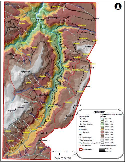 26 Köşem dere, Devreni dere, Güney dere, Sipak deresi, Resuluşağı deresi ve Mollalı deresi diğer akarsulardır (Güngör, 2011: 24,