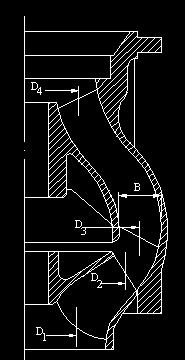Pompa denemelerinin yapıldığı, deney ünitesinin şematik görünüşü Şekil 4 de gösterilmiştir. Şekil 1. Tüm pompaların çark ve gövdelerinin işlenmiş durumdaki resimleri Tablo 1.