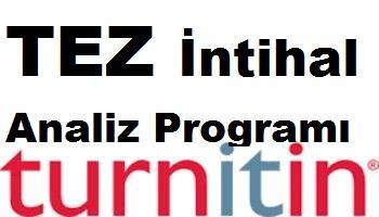 Tezlerin bir program aracılığı ile intihal kontrolünün yapılarak benzerlik raporunun alınması, YÖK tarafından zorunlu hale getirilmiştir (Bkz; 1 ve 2 ).