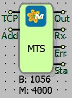 9.3 MODBUS TCP KÖLE 9.3.1 Bağlantılar Out: Blok Çıkışı TCP: Blok girişi Rx: Err: Error değeri çıkışı Sta: Bağlantı durum çıkışı 9.3.2 Bağlantı Açıklamaları TCP: Blok girişi Haberleşme portunun bağlanacağı blok giriş bağlantısıdır.