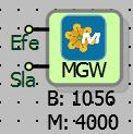 9.5 MODBUS GATEWAY BLOK 9.5.1 Bağlantılar Efe: Modbus Efendi referans girişi Sla: Modbus Köle referans girişi 9.5.2 Bağlantı Açıklamaları Efe: Efendi girişi Modbus Efendi blok referans girişidir.