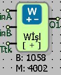 5.4 WORD İŞLEM 5.4.1 Bağlantılar ina: WORD veri girişi inb :WORD veri girişi Q1:WORD işlem çıkışı Ttk: Tetikleme girişi 5.4.2 Bağlantı Açıklamaları ina: WORD veri girişi İşleme tabi tutulacak 1.