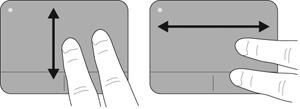 Kaydırma Hareketleri kapatmak veya açmak için: 1. Başlat > Denetim Masası > Donanım ve Ses > Synaptics ClickPad'i seçin. 2. Bir hareketi açmak için, yanındaki onay kutusunu seçin.