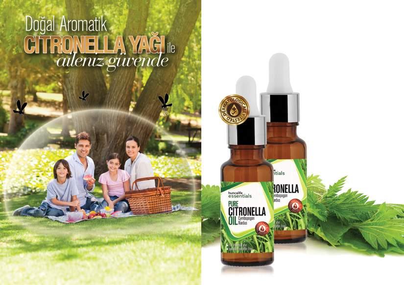 Saate kadar ETKİLİDİR! Huncalife Essentials Citronella Yağı 0 ml. - 74 9,00,00 YAZA ÖZEL FIRSATLAR! ADET HuncaLife Essentials Citronella Yağı alana Ayın Fırsatları.