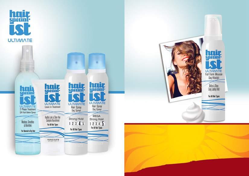 HAIR SPECIALIST PREMIER SERİSİ ile kısa sürede muhteşem saç modelleri yaratın! HAIR SPECIALIST ULTIMATE Saç Spreyi 50 ml. HAIR SPECIALIST ULTIMATE Çift Fazlı Bakım Spreyi 50 ml.