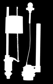 ayarlı 3/8 prinç bağlantılı Zeplin flotör Dual flush pneumatic system - The