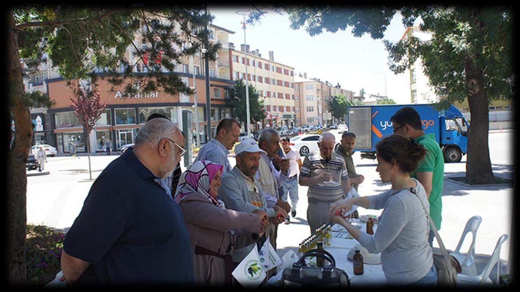 ve tanıtım faaliyetlerinin dokuzuncusu 16-17 Temmuz 2016 tarihlerinde Sivas Merkezde gerçekleştirildi. 30-31.07.