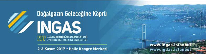 2 ENERVİS TEN HABERLER INGAS, 7. Uluslararası Doğal Gaz Kongre & Fuarı Doğal Gaz Sektörünün Kalbi İstanbul da Atacak Sektörün Türkiye deki en büyük kongre ve fuarı olma özelliğini taşıyan, 7.