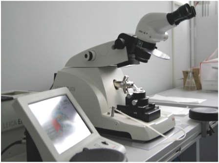 Ultramikrotom Numune Hazırlama: TEM numune hazırlama yöntemleri metalik, toz, polimerik ve biyolojik örnekler için farklıdır.