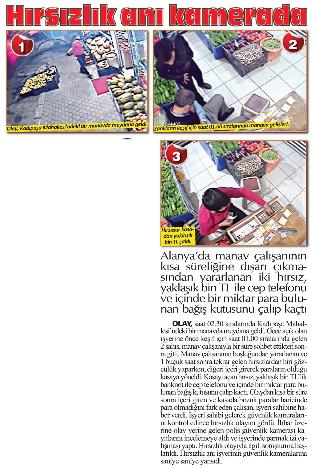 YENİ ALANYA Tarih : 28.