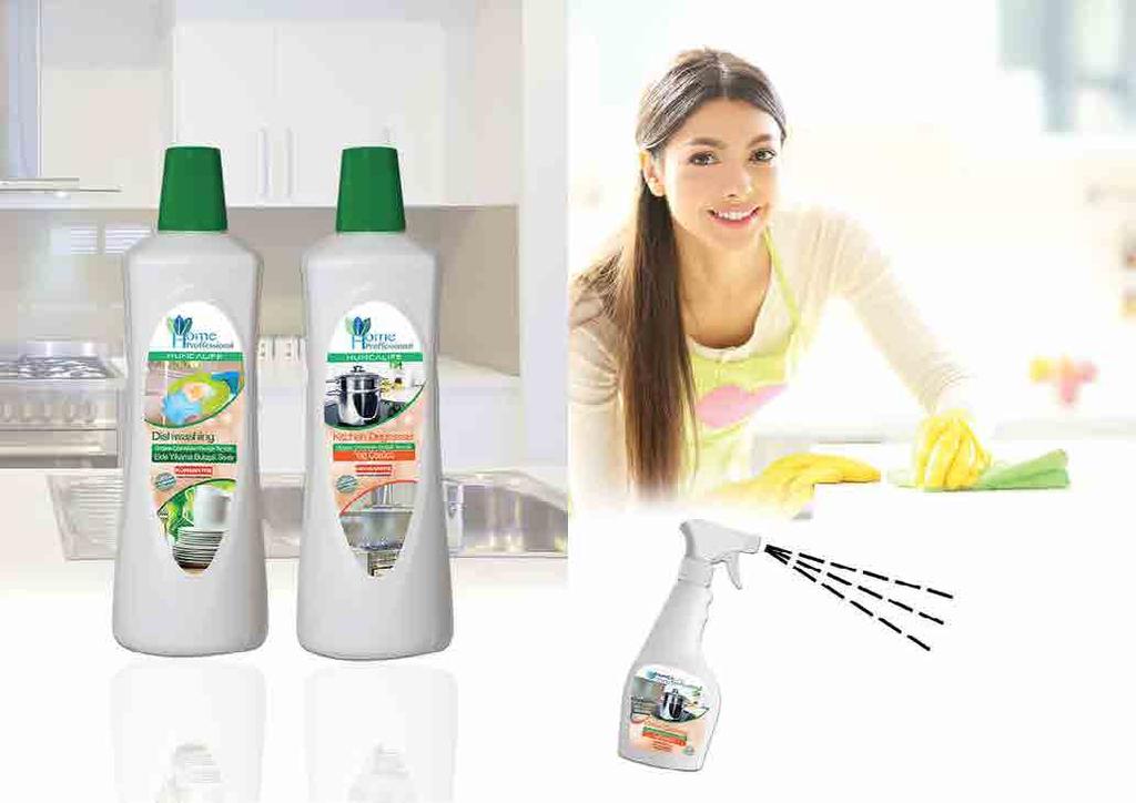Mutfağınız için özenli temizlik! Home Professional Bulaşık Deterjanı (Elde) Ultra konsantre formülü ile hızlı çözülerek topaklanmaz. 000 ml.