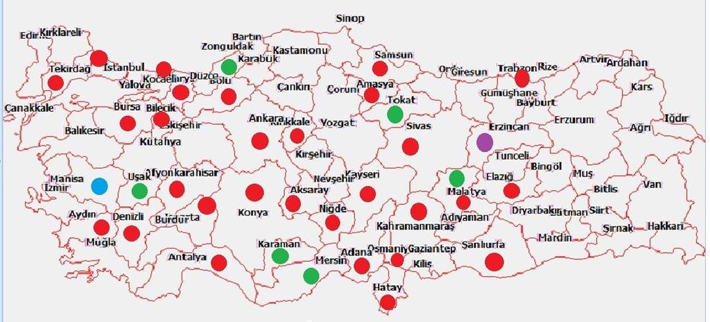 Çöp Atıklarından Elektrik Elde Eden Tesisler 40 Adet Belediye Atıkları Kullanan Lisanslı Tesis 17 Adet Belediye