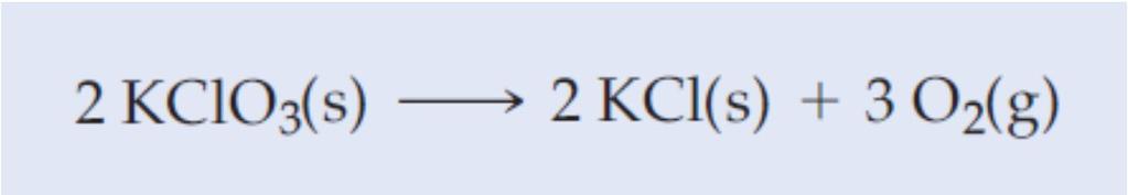 1.76 mol potasyum kloratın