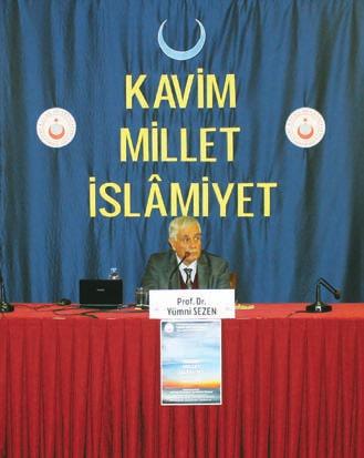 İslâm dininin, vahiy, kültür ve ideoloji olarak üçlü bir kadro içinde değerlendirilmesi gerektiğini, bunlardan sadece biriyle tanımlanmasının doğru olmayacağını ifade eden Sezen, İslam ın hem girdiği