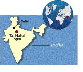 Tádžmahal je najatraktívnejšou pamiatkou celej Indie. Leží v Ágre, priemyselnom a modernom meste vzdialenom od Dillí asi 200 kilometrov. V 90.