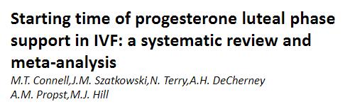 Sonuç: Progesteron kullanımının OPU öncesi veya 5 gün sonrası başlanması gebelik oranlarında düşmeye