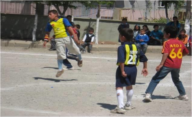 OKUL FUTBOLU TEMEL İLKELERİ 2009-2010 Eğitim Öğretim Yılı Öğrencilerin futbol teknik, taktik gelişimlerinin yanı sıra zihinsel, psikomotor, sosyal ve duygusal gelişimlerinden de öncelikle yetişkinler