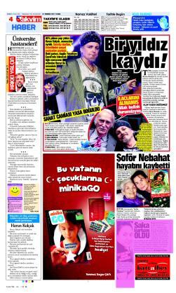 Sayfa : 4 İSTANBUL Tiraj