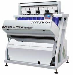 Türkiye nin İlk Kameralı Renk Ayırma Makinesi Turkey's First Colored Color Sort Machine 1973 yılında küçük bir atölye olarak tarım ürünleri eleme ve temizleme makineleri imalatına başlayan Akyürek