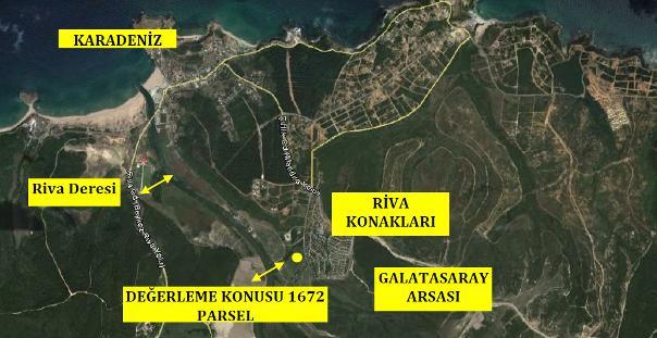 Söz konusu 1672 no lu parsel, 22.10.1998 onay tarihli 1/5000 ölçekli İstanbul Beykoz Riva (Çayağzı) Beylik Mandıra Mevkii Koruma Amaçlı Nazım İmar Planı na göre Ticaret Alanı içerisinde kalmaktadır.