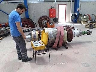 EXCİTER ROTOR YALITIM İZOLASYONU MEGGER TESTİ (M Ω) EXCİTERRT.