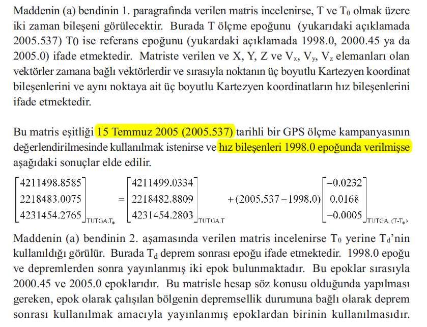 ÖRNEK: ÖLÇÜ EPOĞUNA TAŞIMAK,