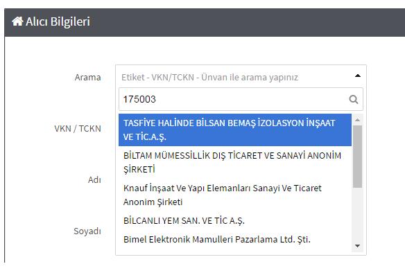 Firma adres giriş işlemleri (Google Chrome kullanılmalı) Gelişmiş aramada firmanın ismi gelmediğinde aşağıdaki adımlar takip edilerek firmanın adresi e-platformda açılır.