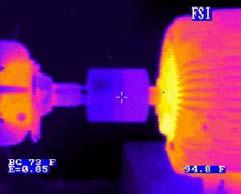 Kızılötesi termografi o Makina sağlığını tahribatsız ölçümle görmenizi sağlar o Mekanik sürtünme kaynakları belirlenir o Elektriksel direnç noktaları belirlenir o Isı kaçak