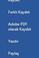 ayarladıktan Aralıkta sonra genellikle istediğimiz ; operatörü kullanılır. Örn: Belge konuma kaydedebiliriz.