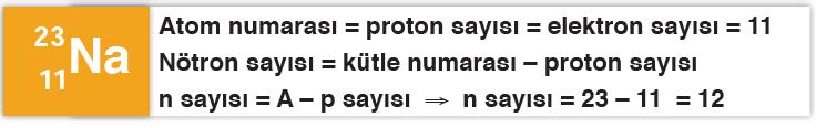 Bir atomun elektron sayısı değiştiğinde kimyasal özellikleri de değişir. Nötronların kimyasal özelliğe etkisi azdır. Nötronlar bir atomun fiziksel özelliklerini belirler.