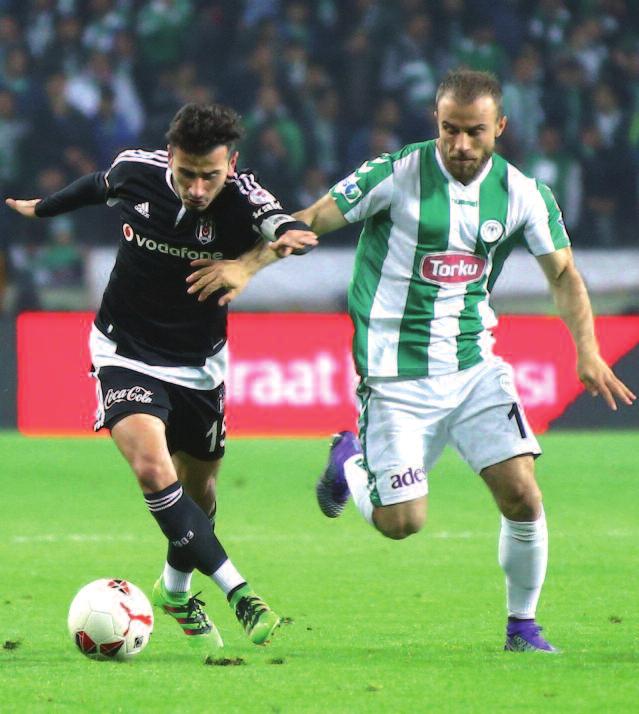 Ancak Beşiktaş ın lig ve genel tablodaki bu bariz üstünlüğe karşılık kupadaki rekabette Atiker Konyaspor önde.
