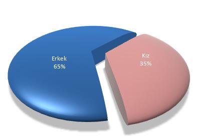 41 C.5.1.5. Yabancı Dil Hazırlık Sınıfı Öğrenci Sayıları 2010/2011 I.