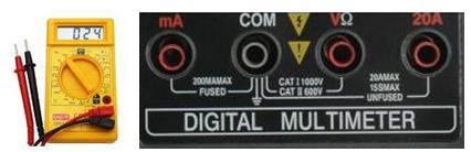 2. Multimetre ve Breadboard Nedir? 2.1 Multimetre Nedir? Multimetre(Avometre); doğru ve alternatif akım, doğru ve alternatif gerilim ve direnç ölçmeye yarayan ölçme aletidir.