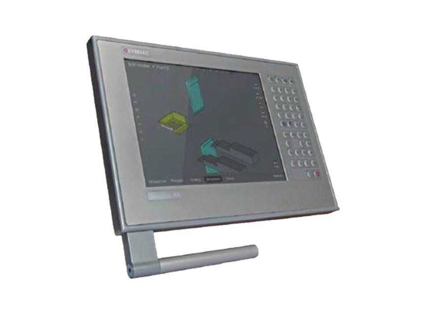 CNC ABKANT PRES ULTIMATE SERİSİ CYBELEC MODEVA PAC 2D 15 Dokunmatik Renkli Ekran. Otomatik büküm sekans ile 2D Grafik profil oluşturma Büküm sekansları ve programları hafızaya alınabilir.