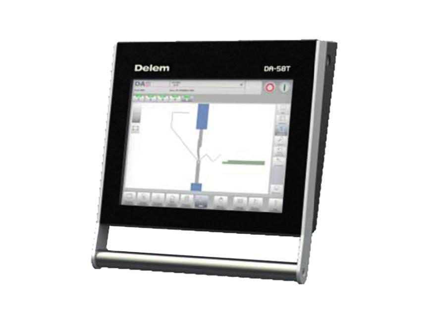 Kullanıcı Dil seçeneği DELEM DA66T 2D 17 Dokunmatik Renkli Ekran. Otomatik büküm sekans ile 2D Grafik profil oluşturma Dokunmatik parça çizimi Dokunmatik görüntü büyültme ve küçültme.