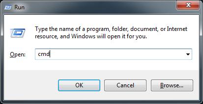MAC Adresinizi öğrenmek için; Windows un "Başlat" düğmesine tıklayarak, arama